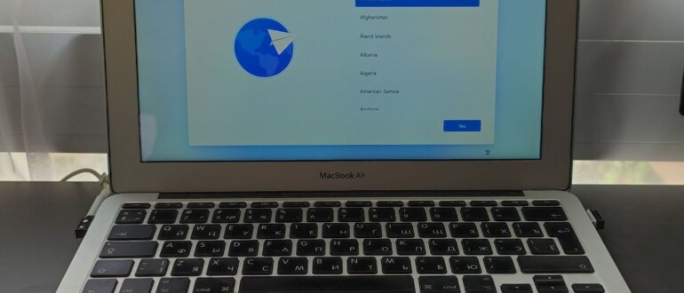 macbook air windows 10