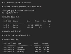 error 0x80070643 Windows update KB5034441